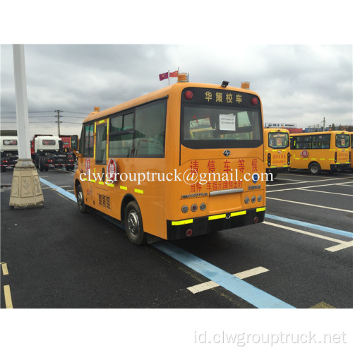 ChuFeng kecepatan rendah 19 kursi bus sekolah pengiriman prasekolah